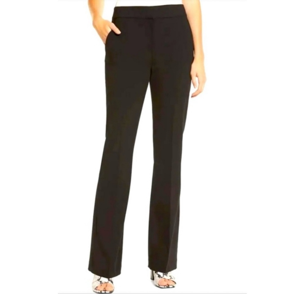 Nordstrom Halogen Taylor fit black dress pants Size 2P Straight leg Office Work